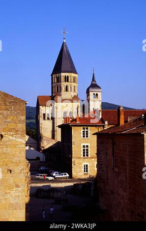 Cluny Abbey, Abbaye de Cluny, Benedictine monastery in Cluny, Saône-et-Loire, France Stock Photo