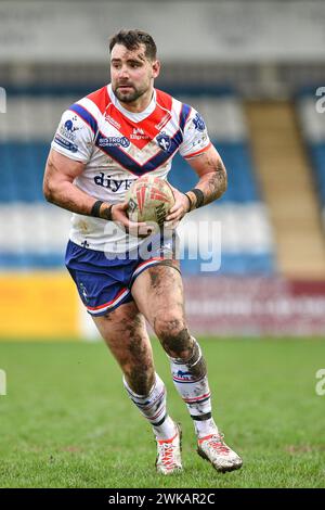 Featherstone, England - 18th February 2024 -  Wakefield Trinity's Josh Bowden. Rugby League 1895 Cup, Newcastle Thunder vs Wakefield Trinity at Millenium Stadium, Featherstone, UK  Dean Williams Stock Photo