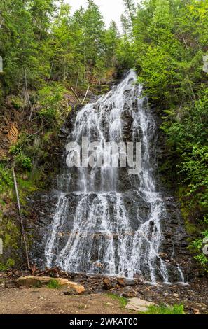 Ione Falls, British Columbia, BC Canada Stock Photo