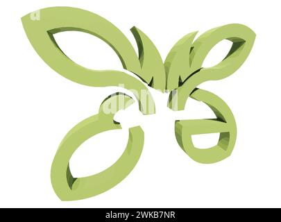 3D Rendering Typography Graffiti Logo Symbol  Word Emma suitable for use on clothing t shirt, jewelry necklaces, birthday souvenirs, engagements, wedd Stock Vector