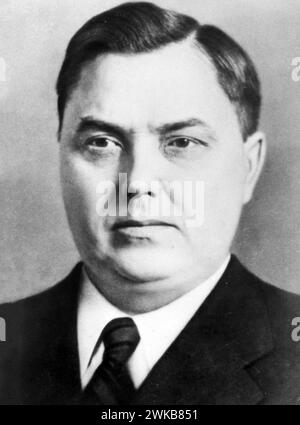 GEORGY MALENKOV (1902-1988) Soviet politician in 1954 Stock Photo