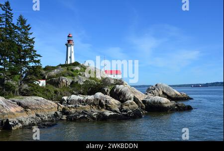 Lighthouse Park in West Vancouver, Canada Stock Photo
