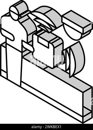light fixture installation and repair isometric icon vector ...