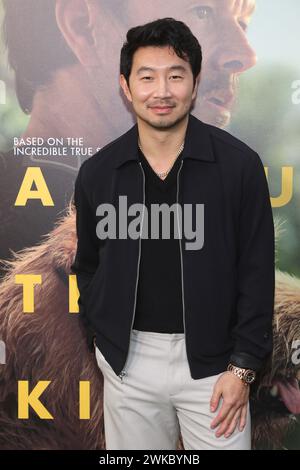 Los Angeles, Ca. 19th Feb, 2024. Simu Liu at the Los Angeles special screening and adoption event for Lionsgate's Arthur The King at AMC Century City 15 on February 19, 2024 in Los Angeles, California. Credit: Faye Sadou/Media Punch/Alamy Live News Stock Photo