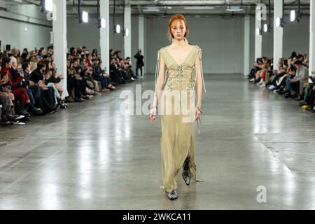 KNWLS Fall/Winter 2024 runway during London Fashion Week on February ...