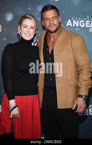 Catherine Ritchson and Alan Ritchson attend the 