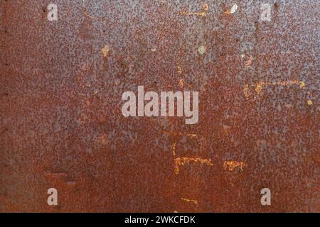 Old rusty metal surface background, full frame Stock Photo