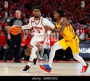 Iowa State guard Keshon Gilbert drives up court during the second half ...