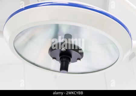 surgical lamp in modern operating room Stock Photo