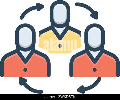 Icon for belong,pertain Stock Vector