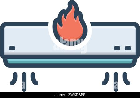 Icon for warm,snug Stock Vector