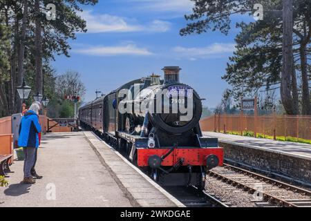 ateam railway broadway station cotswolds worcestershire england uk Stock Photo