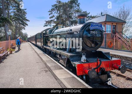 ateam railway broadway station cotswolds worcestershire england uk Stock Photo