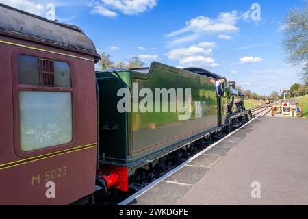 ateam railway broadway station cotswolds worcestershire england uk Stock Photo