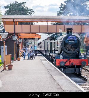 ateam railway broadway station cotswolds worcestershire england uk Stock Photo