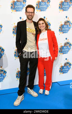 Jonas Grosch und Katharina Wackernagel bei der 10 Jahre Amazon Prime Video Party im Rahmen der Berlinale 2024 im Weekend Club. Berlin, 19.02.2024 *** Jonas Grosch and Katharina Wackernagel at the 10th anniversary Amazon Prime Video Party as part of the Berlinale 2024 at the Weekend Club Berlin, 19 02 2024 Foto:xC.xNiehausx/xFuturexImagex amazon 4270 Stock Photo