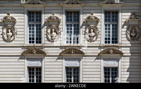 The facade of the Cheverny castle Stock Photo