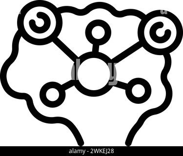 Expertise building icon outline vector. Knowledge development. Aptitude and talent progress Stock Vector