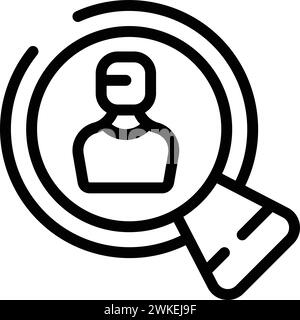 Talent aptitude improvement icon outline vector. Competency qualification growth. Mastery career expertise Stock Vector