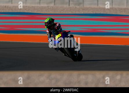 Doha, Katar. 20th Feb, 2024. February 20th, 2024, Losail International Circuit, Doha, MotoGP test rides in Qatar 2024, in the picture Cal Crutchlow from Great Britain, Yamaha Credit: dpa/Alamy Live News Stock Photo