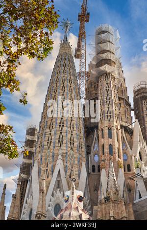 Fachada De La Pasi n La Sagrada Familia Basilica Barcelona Spain The 