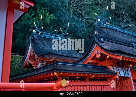 Kumano Nachi Taisha Shrine on the Kumano Kodo Nakahechi Route, Nachisan, Wakayama, Japan Stock Photo