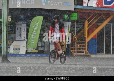 MANTA-LUVIAS-FEBRERO Manta, 20 de febrero del 2024. Fuertes lluvias ...