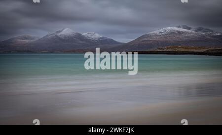 Luskentyre Beach on the Isle of Harris, Scotland Stock Photo