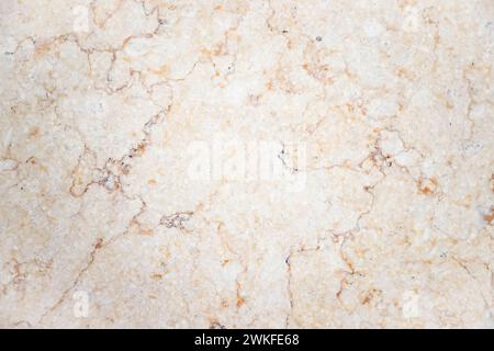 Natural beige marble pattern. Close-up background photo texture, front view Stock Photo