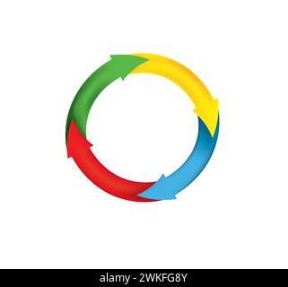 Four steps infographics. vector illustration Stock Vector