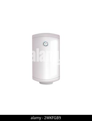 White water heater. vector illustration Stock Vector