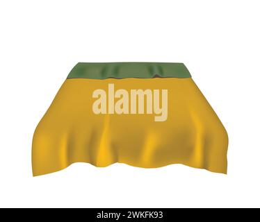 Bed cover for double bed, vector Stock Vector