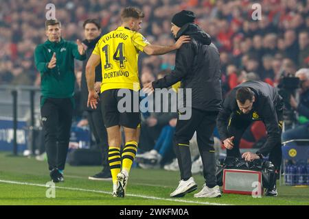 Eindhoven, Netherlands. 20th Feb, 2024. EINDHOVEN, 20-02-2024, Philips Stadium, UEFA Champions League season 2023/24, match between PSV and Borussia Dortmund, Borussia Dortmund player Niclas Fullkrug Credit: Pro Shots/Alamy Live News Stock Photo