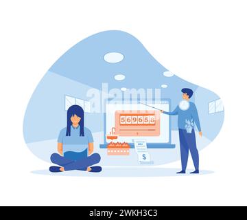 Household services online. Utility bills. Regular payments as gas, water, electricity, heating. flat vector modern illustration Stock Vector