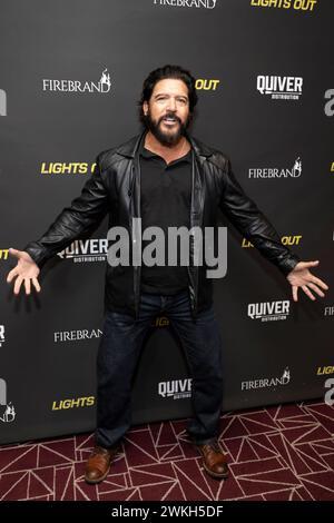 West Hollywood, USA. 20th Feb, 2024. Paul Sloan attends the arrivals of LIGHTS OUT at The London West Hollywood in West Hollywood, CA on February 20, 2024. (Photo by Corine Solberg/SipaUSA) Credit: Sipa USA/Alamy Live News Stock Photo