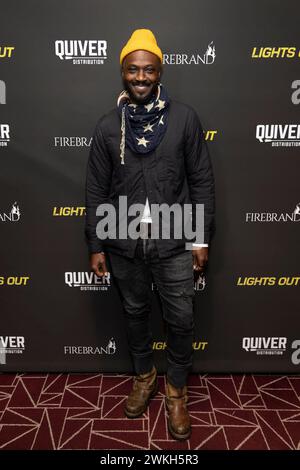 West Hollywood, USA. 20th Feb, 2024. Sammi Rotibi attends the arrivals of LIGHTS OUT at The London West Hollywood in West Hollywood, CA on February 20, 2024. (Photo by Corine Solberg/SipaUSA) Credit: Sipa USA/Alamy Live News Stock Photo