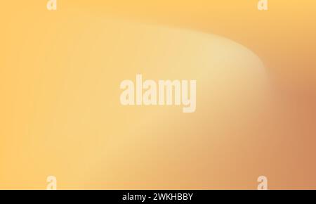 Abstract yellow gradient mesh background template Stock Vector