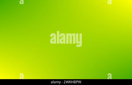 Bright green gradient background. Abstract smooth vibrant backdrop template. Simple vector illustration Stock Vector