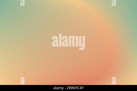 Soft color abstract curved gradient background. vector illustration of pink and light blue wallpaper element design Stock Vector