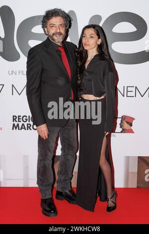 News - Photocall Movie Neve Ettore Belmondo and Jose Di Maro during the photocall of the movie Neve, 20 February 2024 at UCI Cinemas Porta di Roma, Rome, Italy Italy Copyright: xcxEmanuelaxVertolli/SportReporterx/xLiveMediax LPN 1244482 Stock Photo