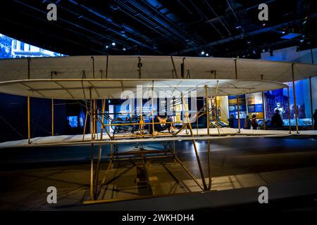 THE 1903 WRIGHT FLYER NATIONAL AIR AND SPACE MUSEUM WASHINGTON DC USA Stock Photo