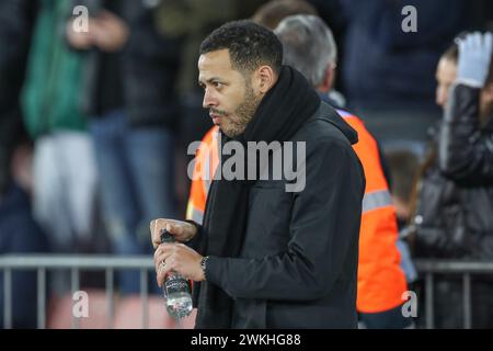 Southampton, UK. 20th Feb, 2024. Hull City Manager Liam Rosenior during the Southampton FC v Hull City FC at St.Mary's Stadium, Southampton, England, United Kingdom on 20 February 2024 Credit: Every Second Media/Alamy Live News Stock Photo