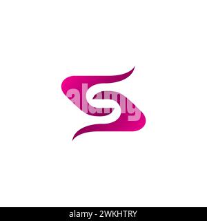 S Logo. Letter S Connection Logo Design Stock Vector