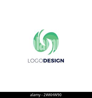 S Logo Abstract With Green Color. S Initial Logo Stock Vector