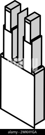 underground cable isometric icon vector illustration Stock Vector Image ...