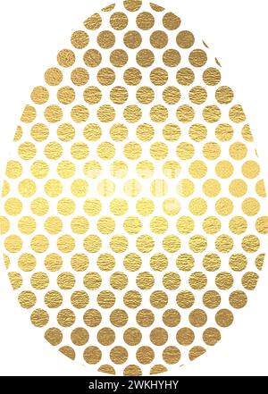 Golden Easter Egg Stock Vector