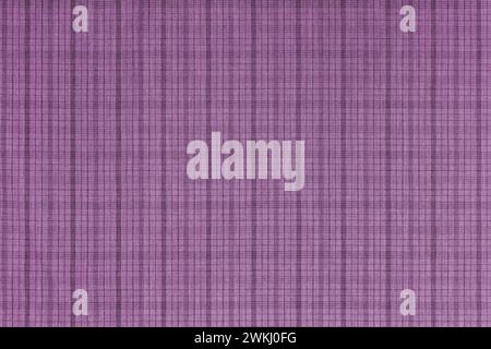 Pink checkered texture fabric, tartan pattern. Shirt fabric, tablecloth textile, linen plaid cloth, classic scottish check pattern. Backdrop, wallpape Stock Photo