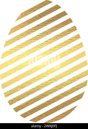 Golden Easter Egg Stock Vector