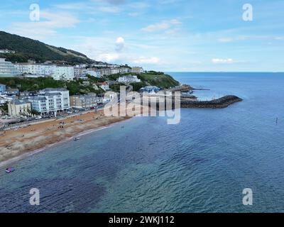 Ventnor Isle of Wight UK drone,aerial summers day Stock Photo