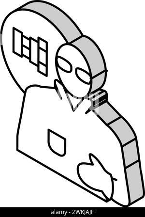 millwright repair worker isometric icon vector illustration Stock ...